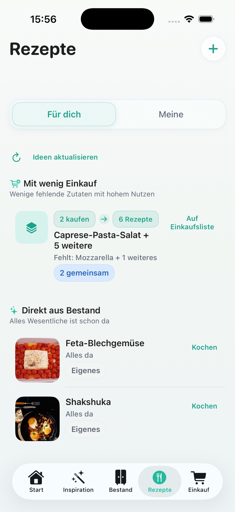 Vorla Rezeptideen direkt aus dem Bestand